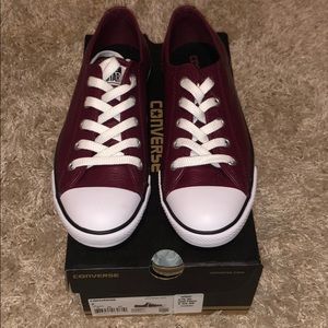 Leather Converse